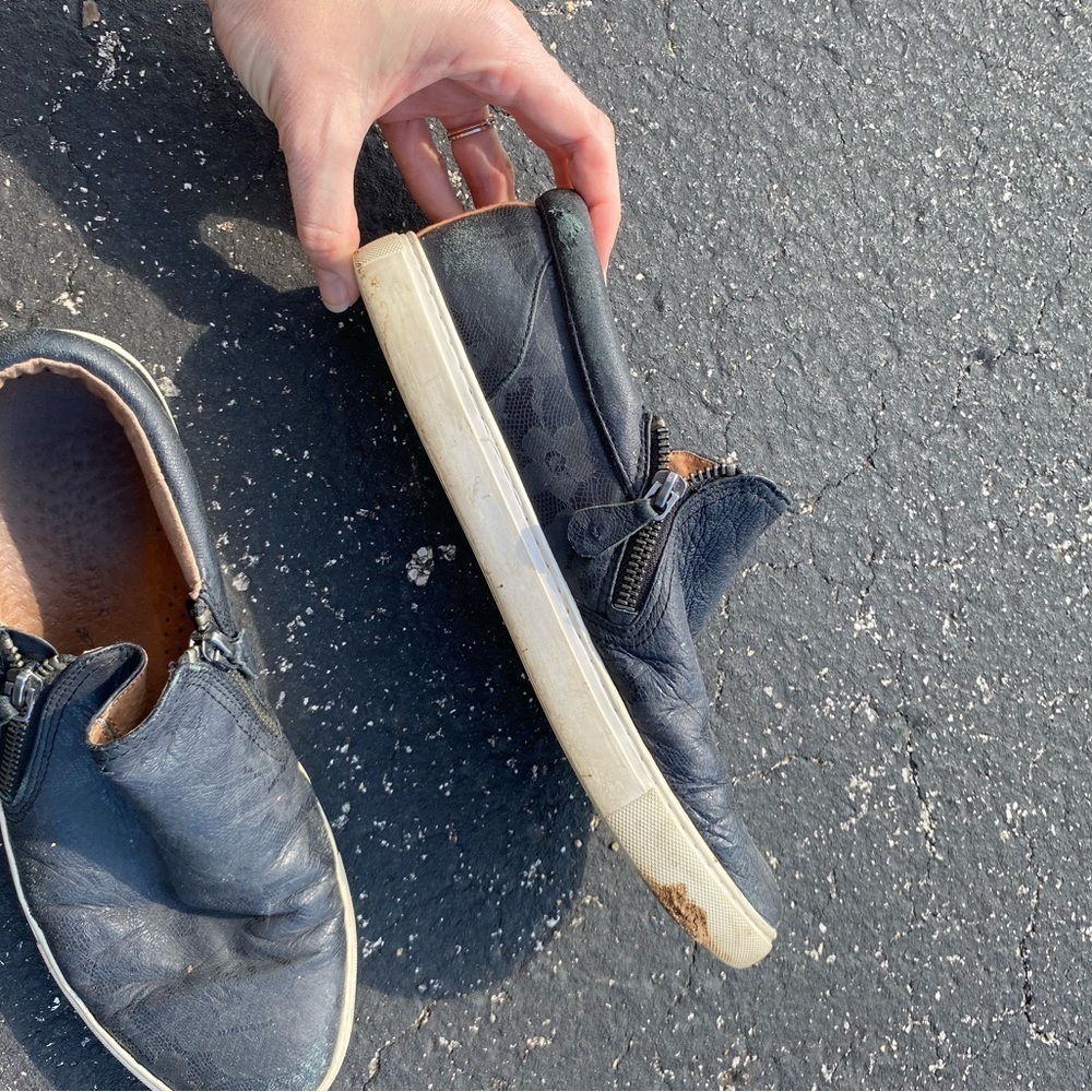 Gentle Souls leather slip on sneakers - Picture 7 of 9